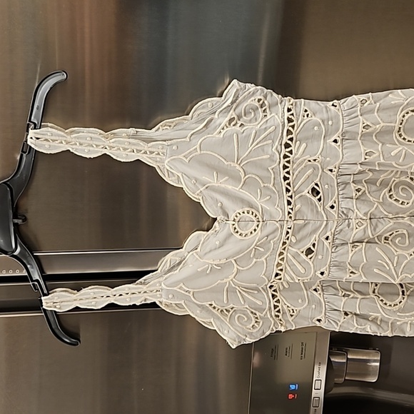 💕SEA NEW YORK💕 Blaire Eyelet Sleeveless Midi Dress ~ Blue 12 NWT - Picture 15 of 16